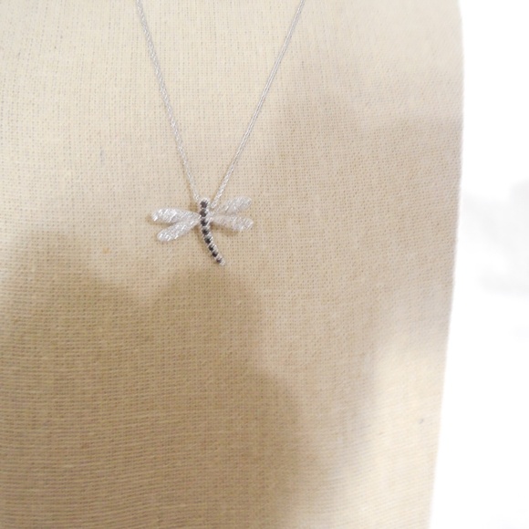 Giani Bernini Sterling Silver Dragonfly Necklace - Picture 4 of 4